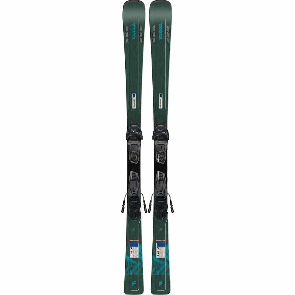 gebrauchter Ski von K2 in dunkel Grün